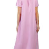 product image back of purple nightgown