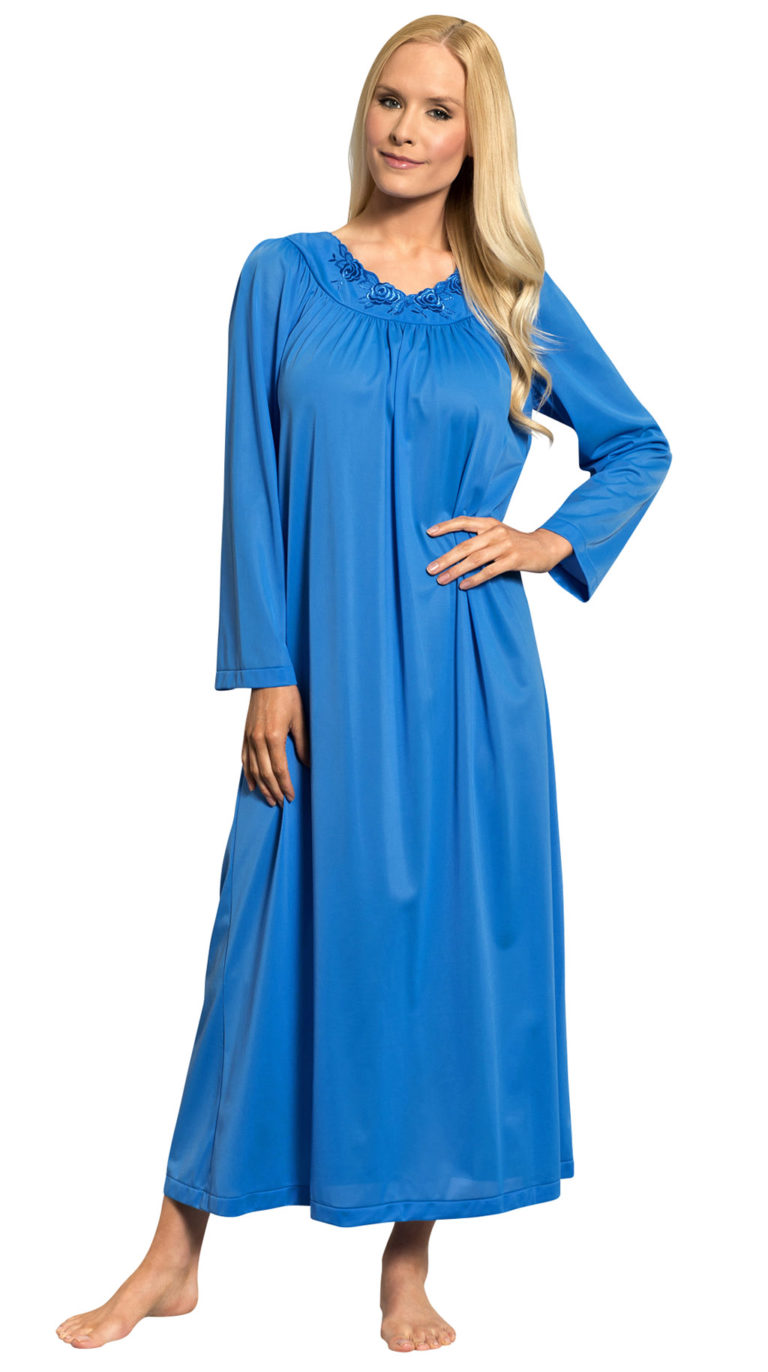 Women's Long Floor Length Nightgown | Shadowline Lingerie