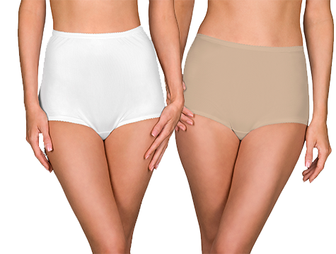 Shadowline® Comfort Band Full Brief Panty 3-Pack