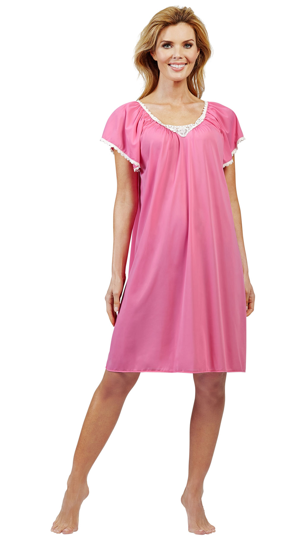 product image rosy pink cameo night gown