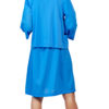 product image sapphire bed jacket back