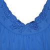 product image Shadowline Petals collection rose embroidered neckline - sapphire blue