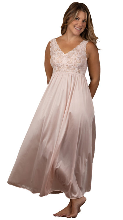 NEW Blush Long Gown Front