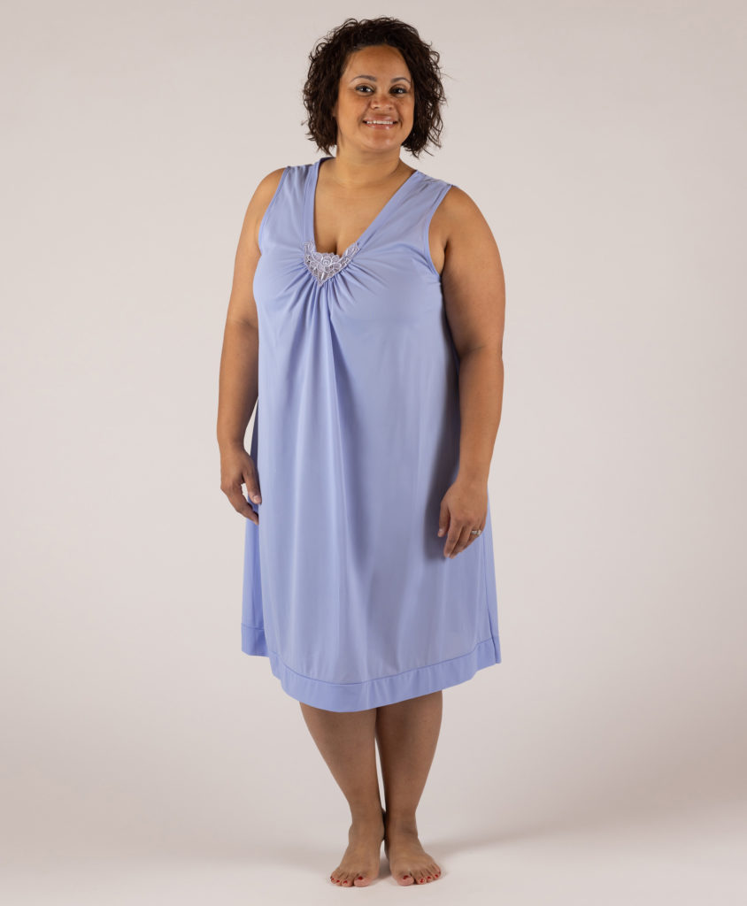 Shadowline Lingerie Cherish collection short nightgown in Lilac