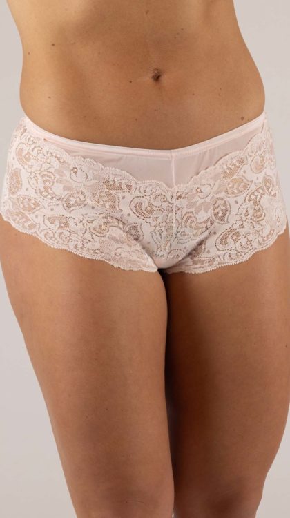 Lace Cheeky Panty in Blush